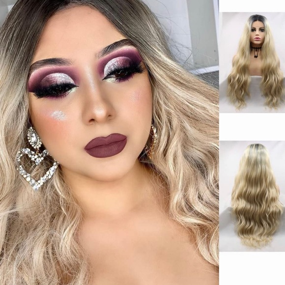 💫 22” BLONDE OMBREBODY WAVY LACE FRONT WIG💫 *NEW*